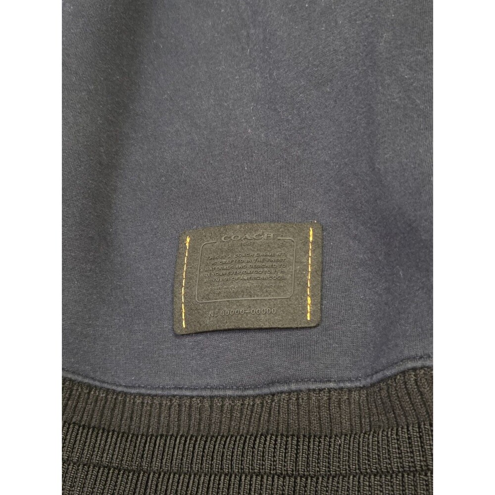 Men's Coach Purple Rexy Pullover Hoodie Navy Blue Size Medium Dinosaur - Picture 9 of 16